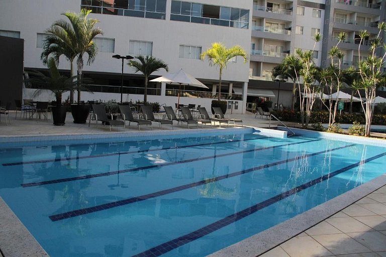 Apto em Rio Quente - Suíte c/Ar Cond e Linda Vista