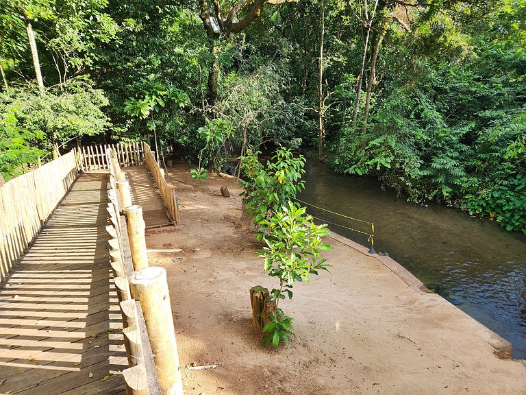 Park Veredas com acesso ao rio e vista espetacular