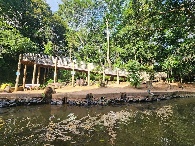 Park Veredas com acesso ao rio e vista espetacular