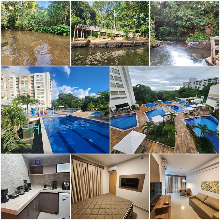 Park Veredas com acesso ao rio e vista espetacular