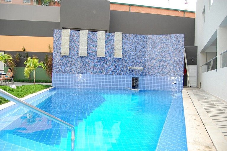 Apto em Rio Quente com ótima área de lazer