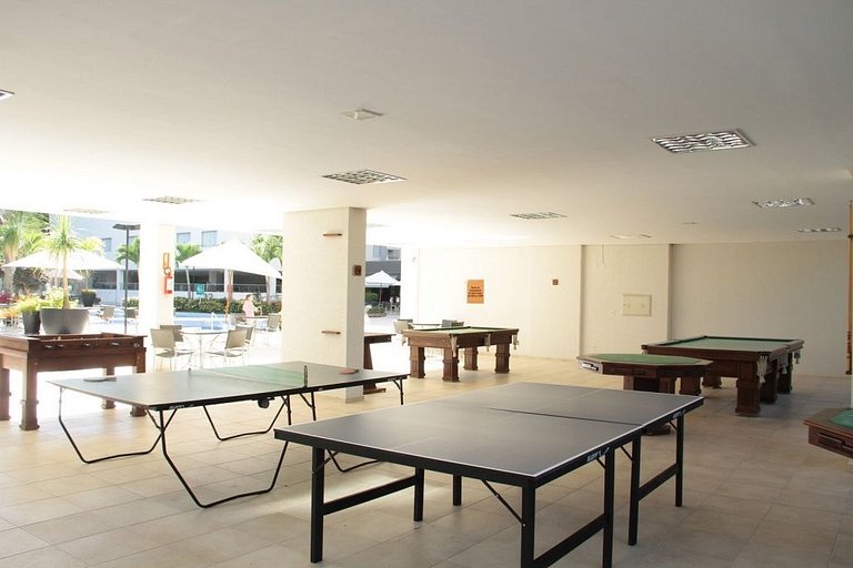 Apto em Rio Quente com ar na sala e suíte