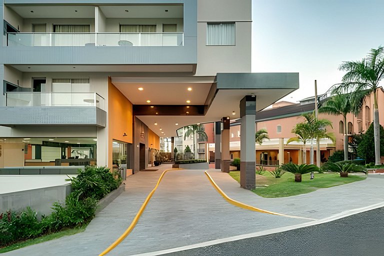 Flat Rio Quente - Ótima área de lazer e localizaçã