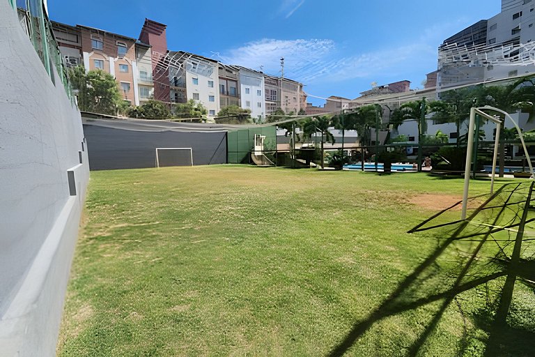 Apto em Rio Quente com linda vista pras piscinas