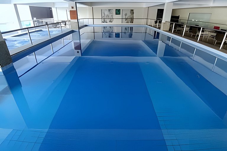 Apto em Rio Quente c/vista piscina e ar cond suíte