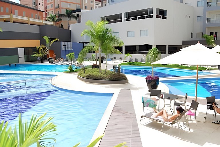 Apto Rio Quente - ótima área de lazer e estrutura