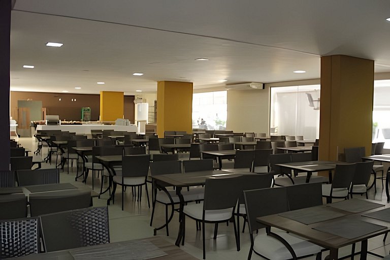 Apto em Rio Quente com ar na sala e suíte