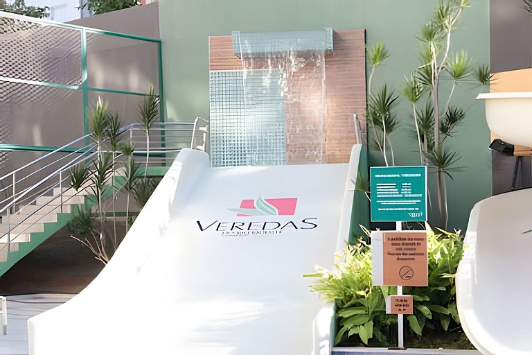 .apto em Rio Quente com ótima área de lazer