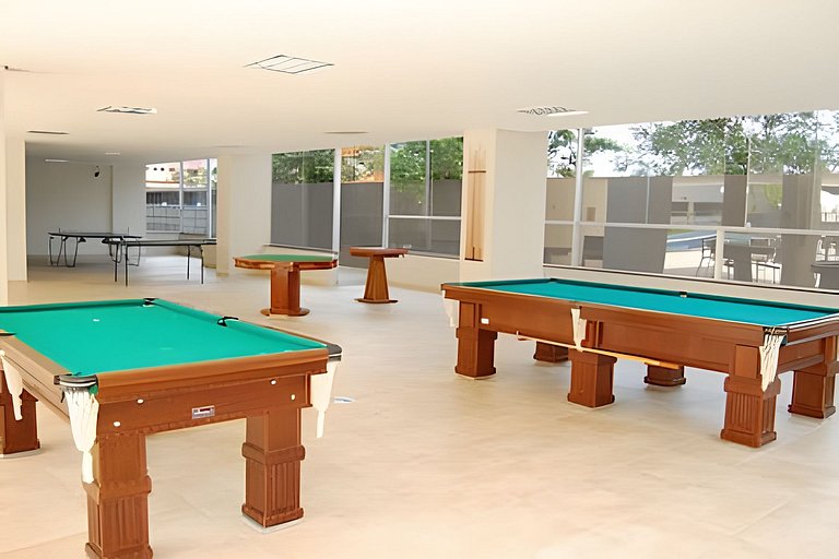 Apto em Rio Quente com linda vista pras piscinas
