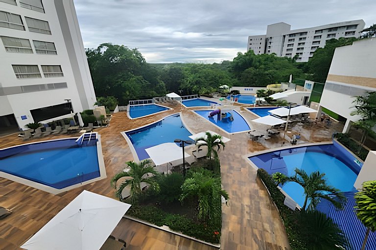 Apto no Park Veredas com acesso ao rio