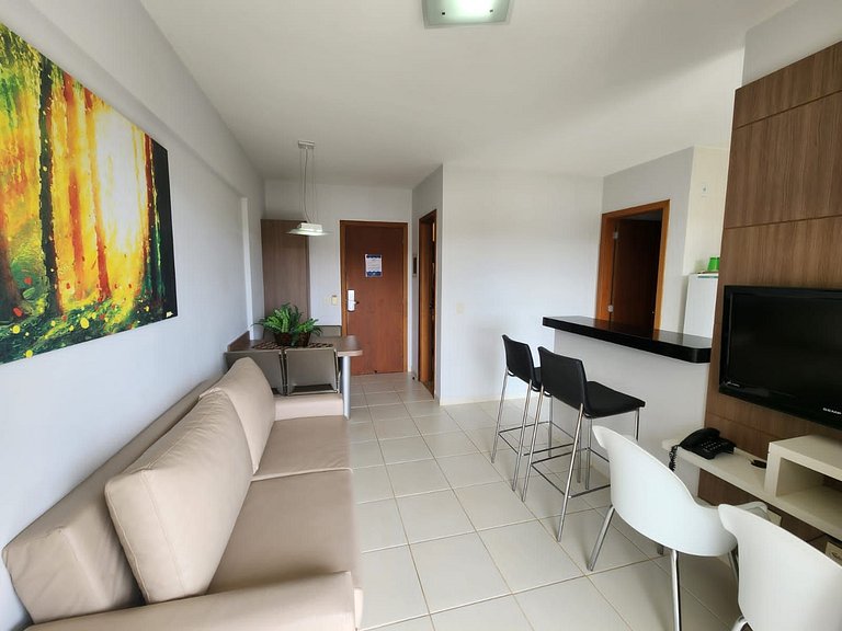 .apto em Rio Quente com ótima área de lazer