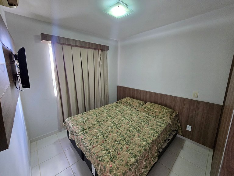 Flat Rio Quente - Ótima área de lazer e localizaçã