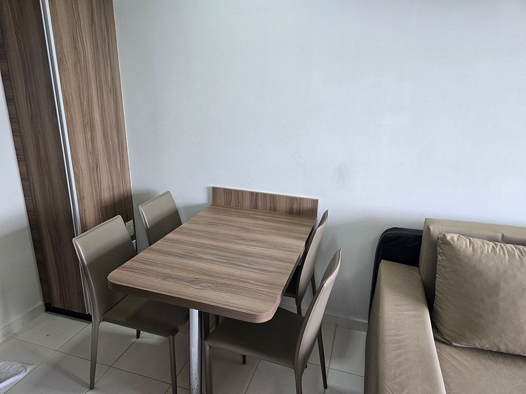 Flat Rio Quente - Ótima área de lazer e localizaçã