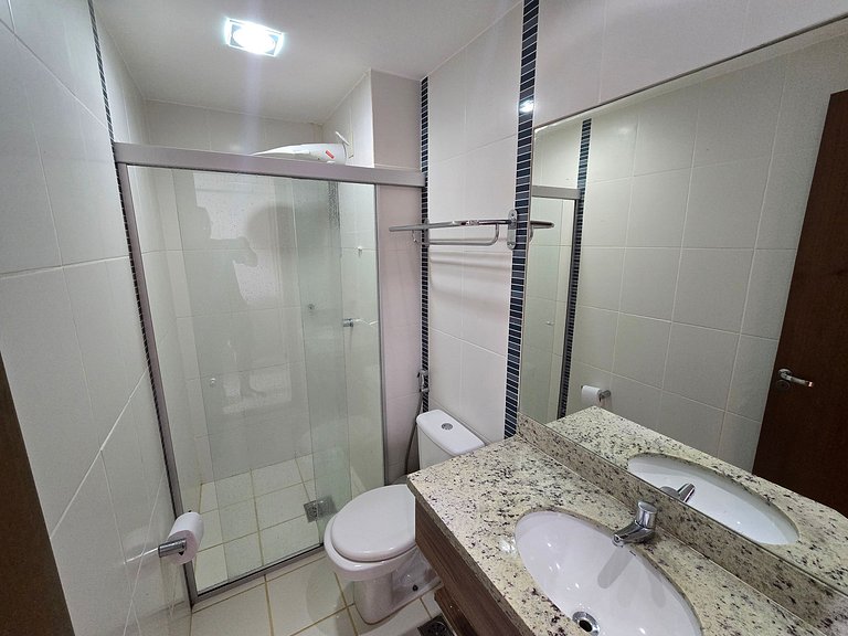 Flat Rio Quente - Ótima área de lazer e localizaçã
