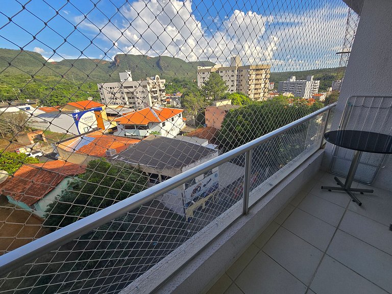 Apto Rio Quente com ótima área de lazer