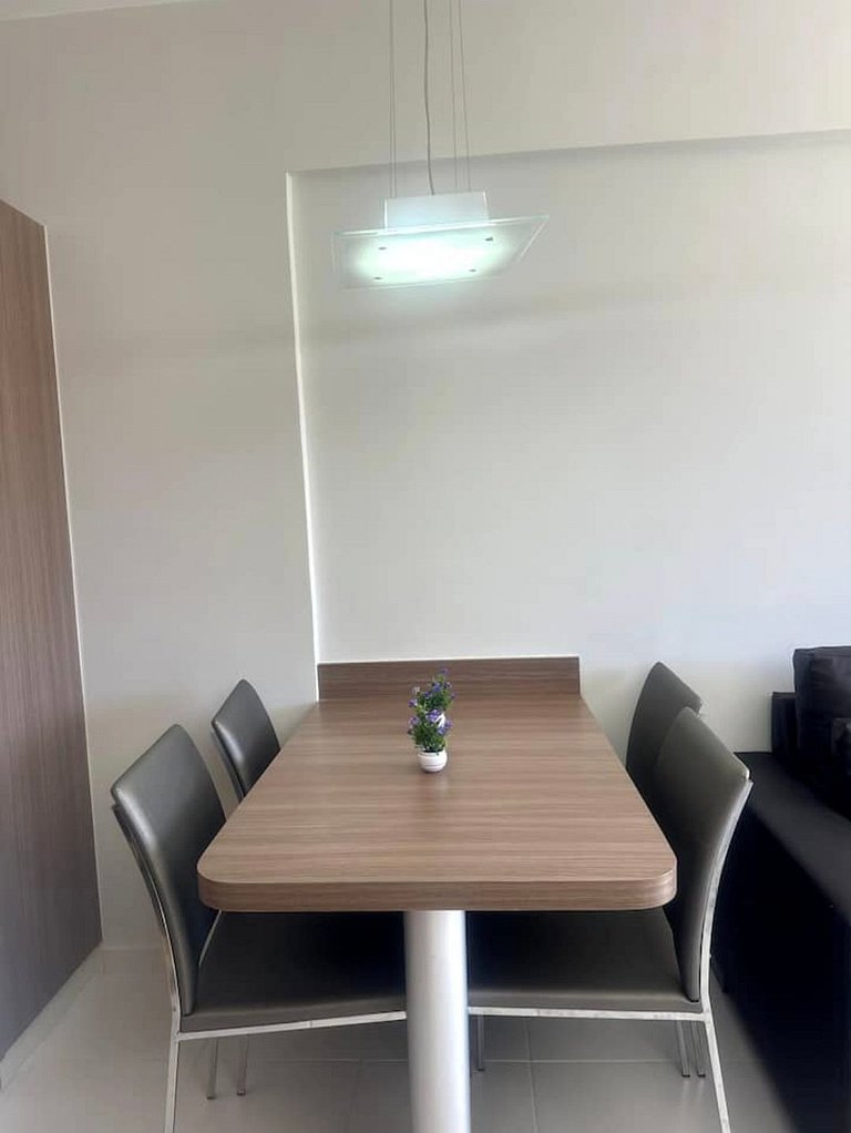 Apto em Rio Quente com linda vista pras piscinas