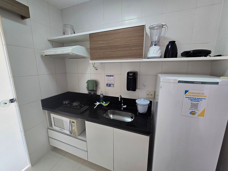 Apto em Rio Quente - Suíte c/ar cond e linda vista