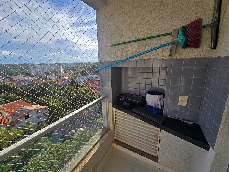 Apto em Rio Quente - Suíte c/Ar Cond e Linda Vista