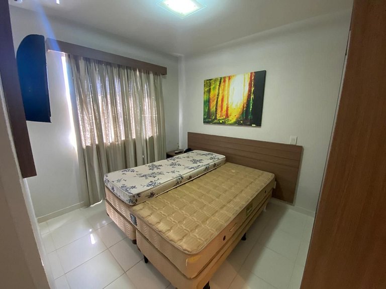 Apto em Rio Quente com linda vista pras piscinas
