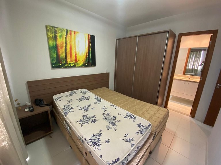 Apto em Rio Quente com linda vista pras piscinas