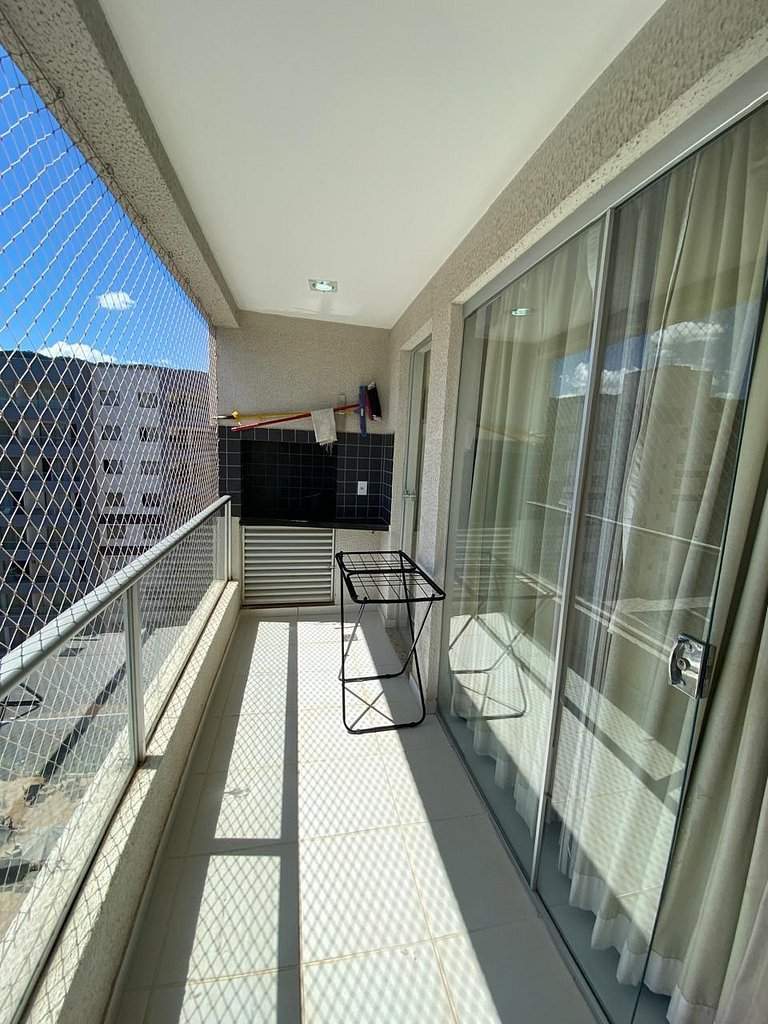 Apto em Rio Quente com linda vista pras piscinas