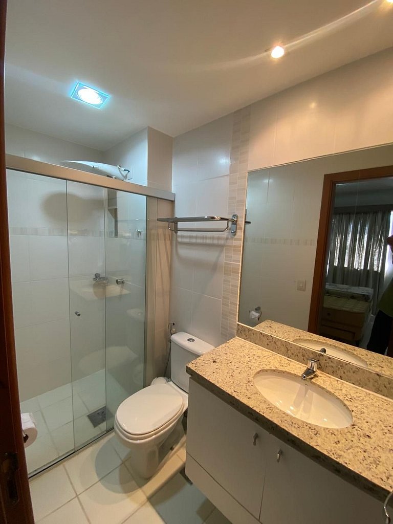Apto em Rio Quente com linda vista pras piscinas