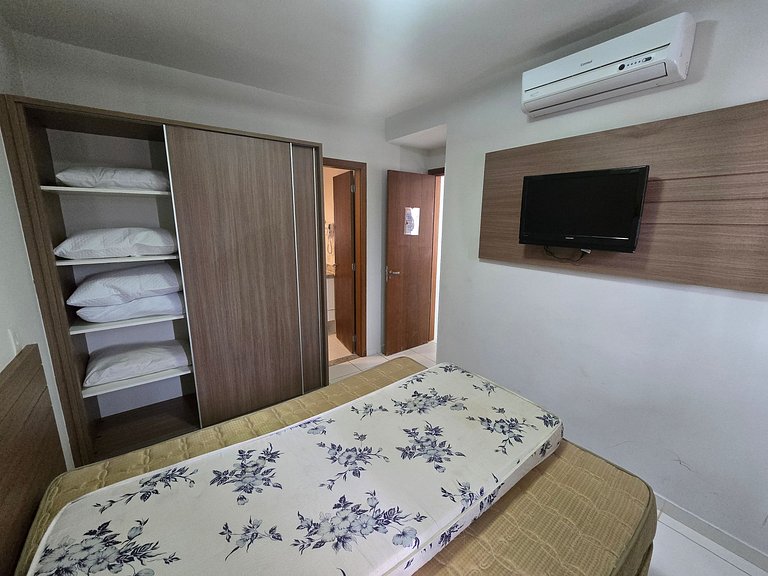 Apto em Rio Quente com linda vista pras piscinas