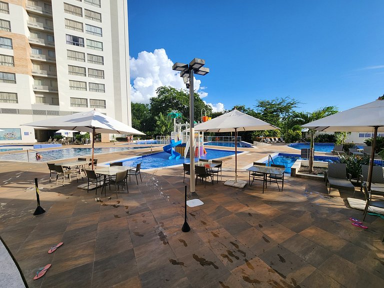 Apto de 2 Quartos no Park Veredas - Acesso ao rio