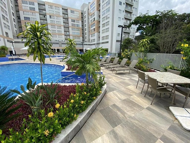 Apto de 2 Quartos no Park Veredas - Acesso ao rio